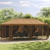 Cadre de Gazebo 6 x 3 m Noir Acier 642065642065