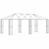 Cadre de Gazebo 6 x 3 m Noir Acier 642065642065