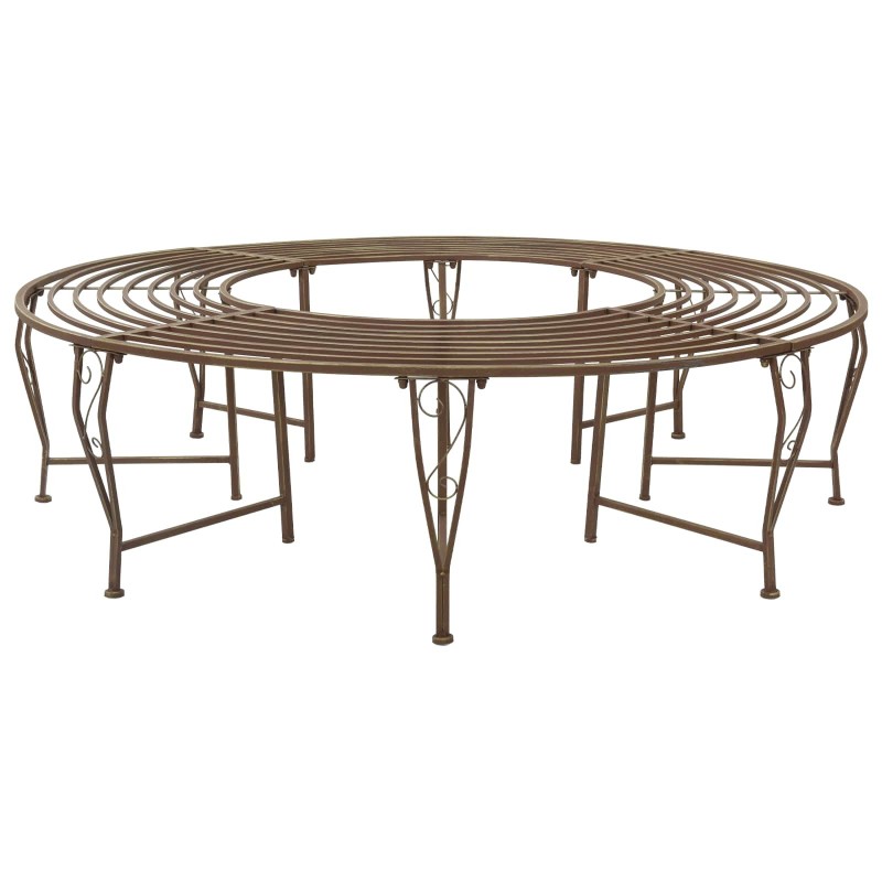 Banc d'Arbre 8-Nombre de places Ø 160 x 44 cm Acier 642069642069