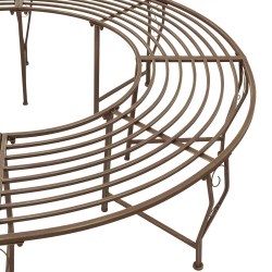 Banc d'Arbre 8-Nombre de places Ø 160 x 44 cm Acier 642069642069