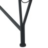Banc d'Arbre 8-Nombre de places Ø 160 x 89 cm Acier Noir Rond 642071642071