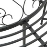 Banc d'Arbre 8-Nombre de places Ø 160 x 89 cm Acier Noir Rond 642071642071