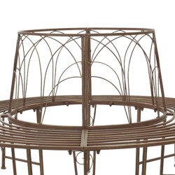 Banc d'Arbre 8-Nombre de places Ø 160 x 89 cm Acier 642076642076