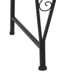 Banc d'Arbre 8-Nombre de places Ø 160 x 89 cm Acier Noir Rond 642077642077