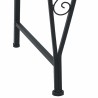 Banc d'Arbre 8-Nombre de places Ø 160 x 89 cm Acier Noir Rond 642077642077