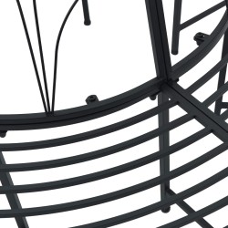 Banc d'Arbre 8-Nombre de places Ø 160 x 89 cm Acier Noir Rond 642077642077