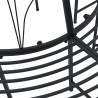 Banc d'Arbre 8-Nombre de places Ø 160 x 89 cm Acier Noir Rond 642077642077