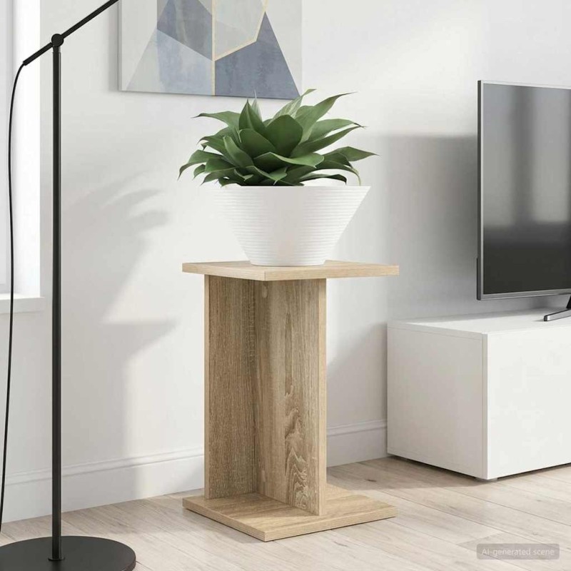 Support de Plante 2 pcs Chêne Sonoma 25 x 25,5 x 40,5 cm 642086642086