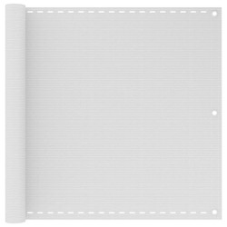 Écran de balcon en PEHD blanc de 90x400 cm 642091642091