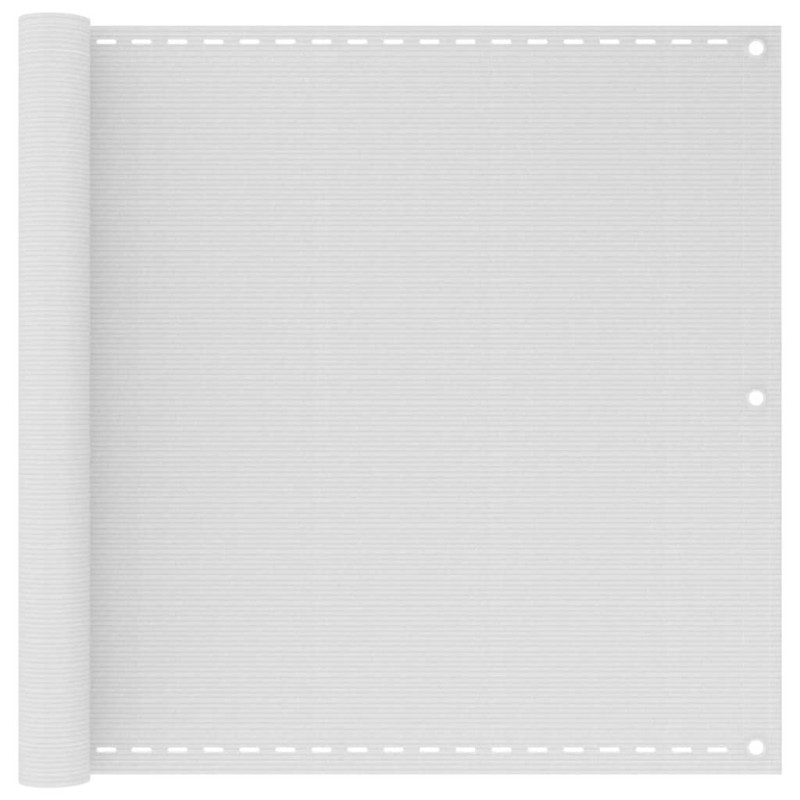 Écran de balcon en PEHD blanc de 90x400 cm 642091642091