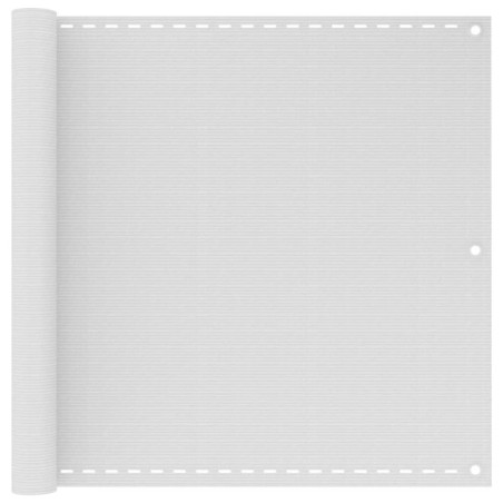 Écran de balcon en PEHD blanc de 90x400 cm 642091642091