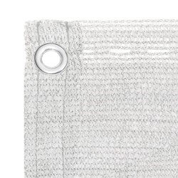 Écran de balcon en PEHD blanc de 90x400 cm 642091642091