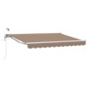 Auvent rétractable électrique Taupe 3,5 x 2,5 m 642098642098