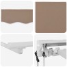 Auvent rétractable électrique Taupe 3,5 x 2,5 m 642098642098