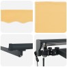 Auvent rétractable électrique Sable 3,5 x 2 m 642101642101