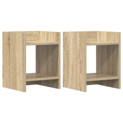 Support de Plante 2 pc Chêne Sonoma 30 x 30 x 40 cm 642104642104