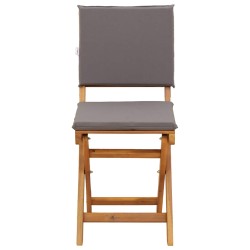 Chaises de bistrot d'extérieur 4 pcs Gris foncé 642106642106