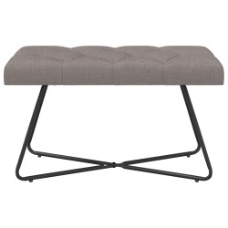Banc avec capitonnage bouton Taupe 80 x 40 x 46 cm Tissu 642118642118
