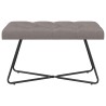 Banc avec capitonnage bouton Taupe 80 x 40 x 46 cm Tissu 642118642118