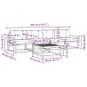 Ensemble de canapés d'extérieur 4 pcs Blanc et anthracite 642123642123