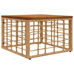 Ensemble de canapés d'extérieur 4 pcs Blanc Naturel et Crème 642130642130