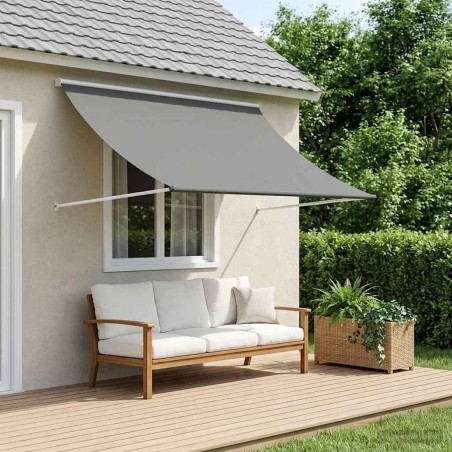 Auvent Gris clair 250 x 150 cm 642144642144
