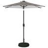 Parasol de jardin avec lumières LED et base 230 x 230 cm 642147642147