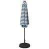 Parasol de jardin avec lumières LED et base 270 x 270 cm 642150642150