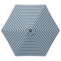 Parasol de jardin avec lumières LED et base 270 x 270 cm 642150642150