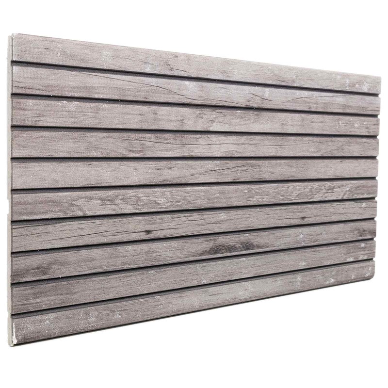 Panneaux muraux 5 pcs Gris 100 x 50 cm Mousse EPS 642154642154