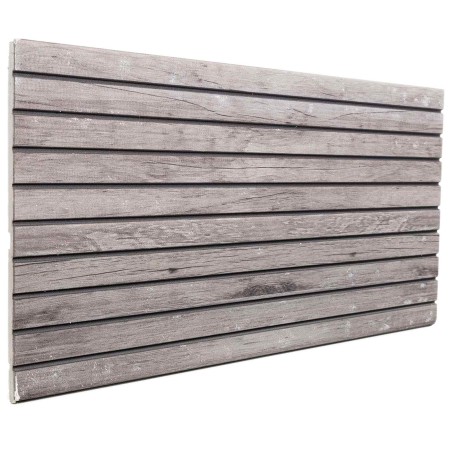 Panneaux muraux 5 pcs Gris 100 x 50 cm Mousse EPS 642154642154