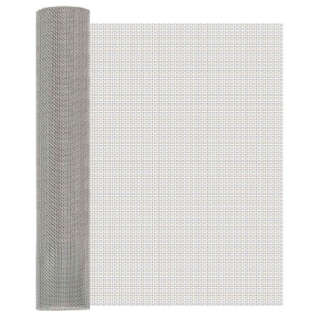 Écran en maille 60 x 200 cm 8 Mesh Acier Inoxydable 201 Argenté 642155642155