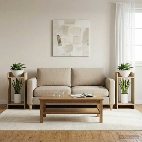 Support de Plante 2 pc Chêne Sonoma 30 x 30 x 60 cm 642166642166