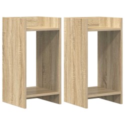 Support de Plante 2 pc Chêne Sonoma 30 x 30 x 60 cm 642166642166