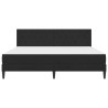 Cadre de lit avec matelas Noir 180 x 200 cm Velours 642176642176