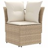 Ensembles de meubles 4 pcs Beige et crème Rotin PE 642179642179