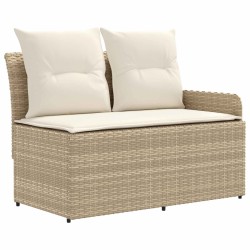 Ensembles de meubles 4 pcs Beige et crème Rotin PE 642179642179
