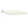 Auvent rétractable électrique Crème et Blanc 3 x 2,5 m 642180642180