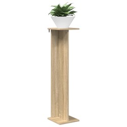 Support de Plante 2 pcs Chêne Sonoma 25 x 25,5 x 100,5 cm 642181642181