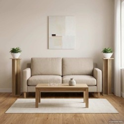 Support de Plante 2 pcs Chêne Sonoma 25 x 25,5 x 100,5 cm 642181642181