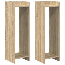 Support de Plante 2 pc Chêne Sonoma 30 x 30 x 100 cm 642182642182