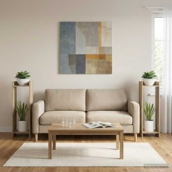 Support de Plante 2 pc Chêne Sonoma 30 x 30 x 100 cm 642182642182