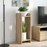 Support de Plante 2 pc Chêne Sonoma 30 x 30 x 80 cm 642186642186