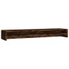 Support de moniteur Chêne fumé 100x24x13 cm Bois d'ingénierie 642188642188