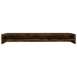 Support de moniteur Chêne fumé 100x24x13 cm Bois d'ingénierie 642188642188