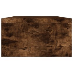 Support de moniteur Chêne fumé 100x24x13 cm Bois d'ingénierie 642188642188