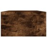 Support de moniteur Chêne fumé 100x24x13 cm Bois d'ingénierie 642188642188
