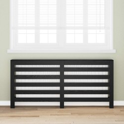 Cache-Radiateur Chêne noir 175 x 20 x 82 cm Bois d'ingénierie 642195642195