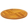 Dessus de table Ø50x2 cm rond bois massif d'acacia 642224642224