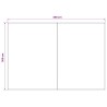 Toile de rechange pour auvent Crème 450 × 300 cm Polyester 642227642227